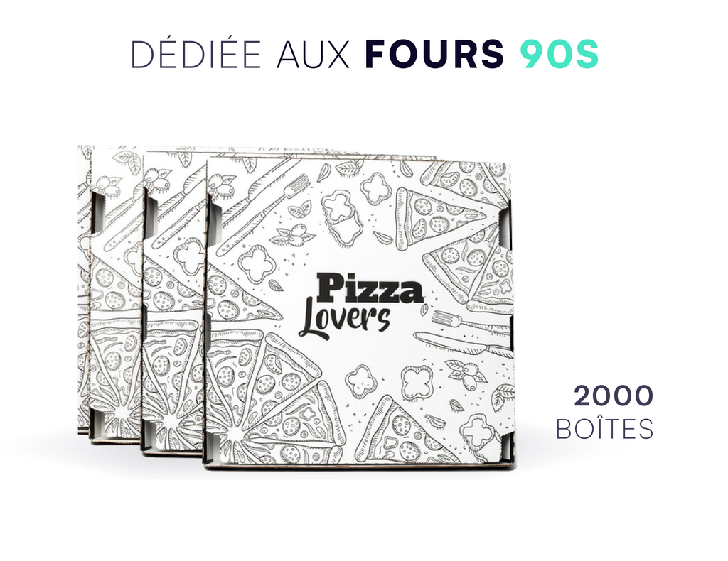 Pizza Boxes – 90S Pizza Lovers (Pack of 2000)